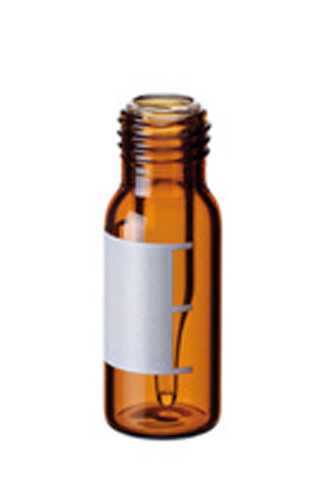 Korte-schroefdraad flacon met geïntegreerd 0.2ml Micro-Insert