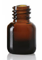 6 ml spray, amber, type 1 geblazen glas