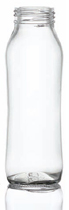 240 ml babyfles, helder, type 1 geblazen glas